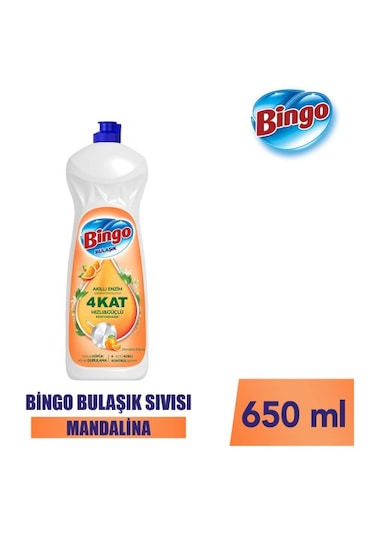 Bingo Bulaşık Deterjanı Mandalina 650 ML
