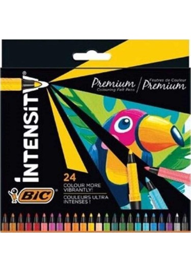 Bic Intensity Premium Keçeli Boya Kalemi 24 Renk