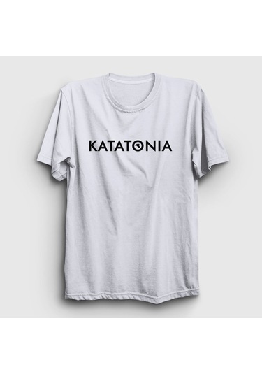 Presmono Unisex New Logo Katatonia T-shirt Beyaz