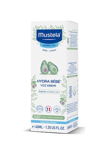 Mustela Hydra Bebe Günlük Kullanıma Uygun Yüz Kremi 40 Ml