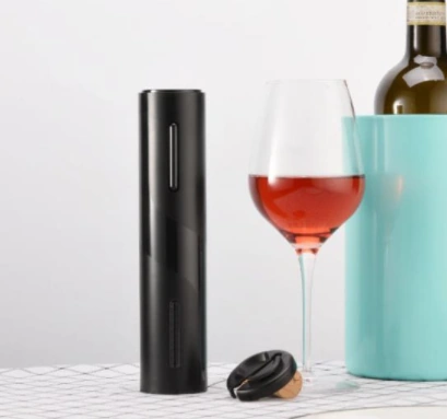 Şarap Tirbuşon Şarap Açacağı Otomatik Folyo Kesici Şarap Tirbuşon Klasik Paslanmaz Çelik Otomatik Elektrikli Taşınabilir Hızlı Set Açıcılar Siyah Antik Bronz