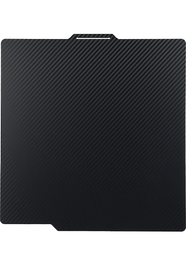 Qingmipy Bambu Lab P1/p1p/p1s/x1/x1c/a1 Uyumlu 257x257mm 3d Yazıcı Platformu - Karbon Fiber + Pürüzlü Peı Yüzeyli