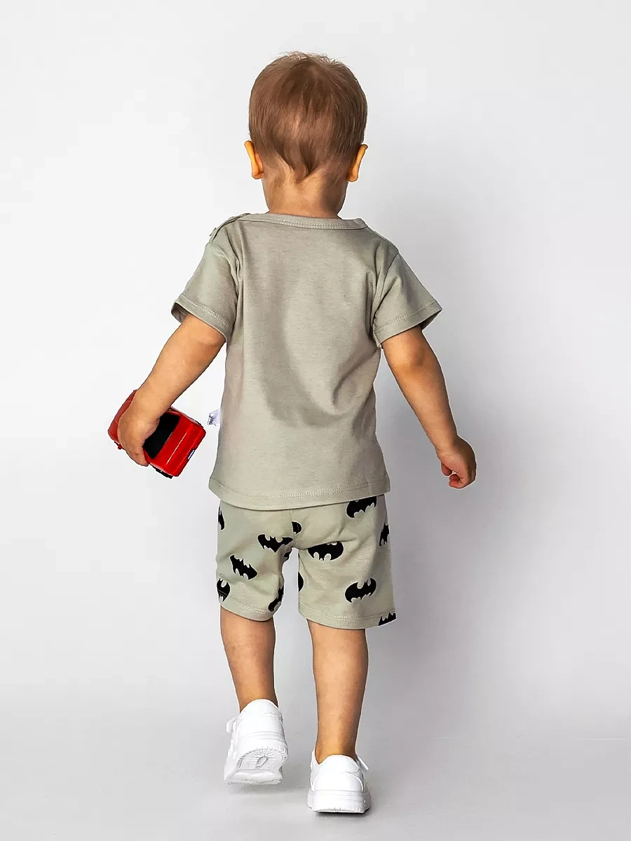 Babyavenue Çocuklar İçin Batman Şortlu Pijam 221755734 Siyah