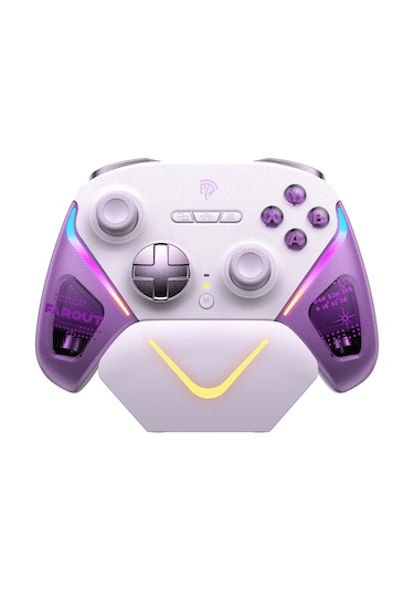 Easysmx D10 - Kablosuz Gamepad - Hall Effect Stick - Mor