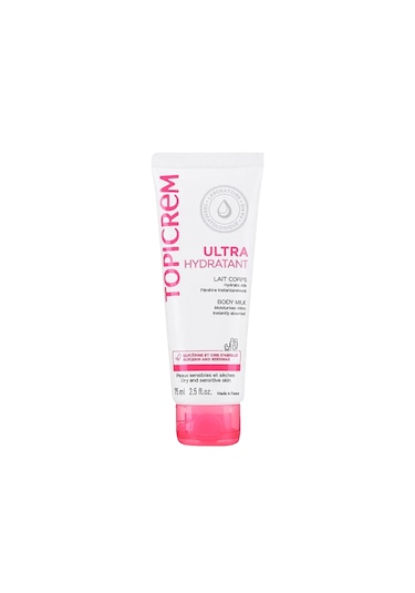 Topicrem Ultra Hydratant Body Milk - Yoğun Nemlendirici Vücut Sütü 75 Ml