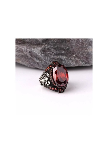 Zirkon Taşlı Akrep Model 925 Ayar Gümüş Erkek Yüzük Silver Gümüş