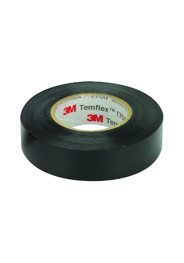3M Izolebant Temflex Siyah Pvc Bant 19mm x 9m x 0,13mm 10 Adet
