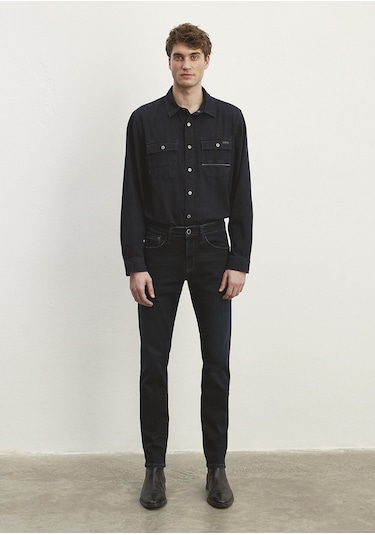 Mavi 0042235208 Jake Gece Si Pro Sport Erkek Jean Pantolon Lacivert