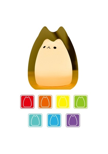 Sones Usb Şarj Yenilik Gece Işıkları Sevimli Çocuk Gece Lambası Uzaktan Kumanda Dokunmatik Sensör Işık Ev Dekor Aydınlatma Çok Renkli