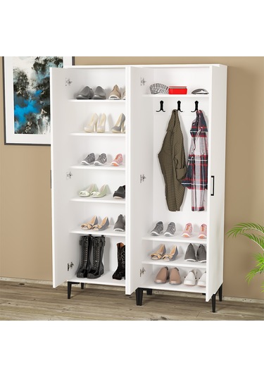 Kalender Dekor Alba-1-3 Alb01 Portmanto Vestiyer Ayakkabılık