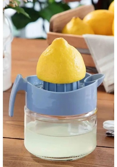 Ams Net 300ml Cam Hazneli Pratik Limon Narenciye Sıkacağı Kc-405 Şeffaf