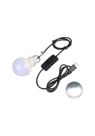 Novahub Beyaz 5v Yürüyüş Kamp Odası Mutfak Garaj Depo Bodrum İçin Usb Led Ampul Işık