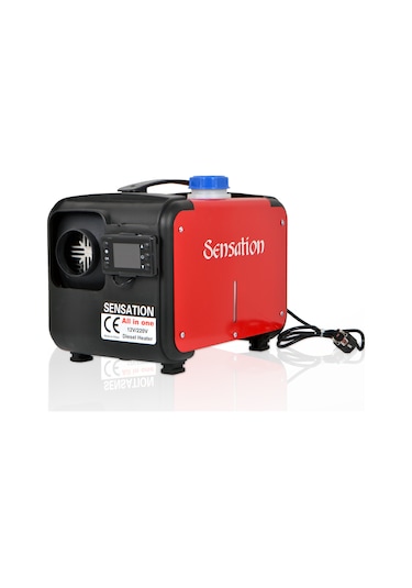 Sensation 5 Kw Taşınabilir Dizel Isıtıcı 12v-220v Kırmızı