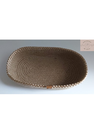 Oval Hasır Sepet - 22x15x5cm