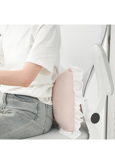 My Topped Yastık Fiyonk Şeklinde Nefes Alabilen Pembe Pembe Suntek Yatak Pembe Pembe