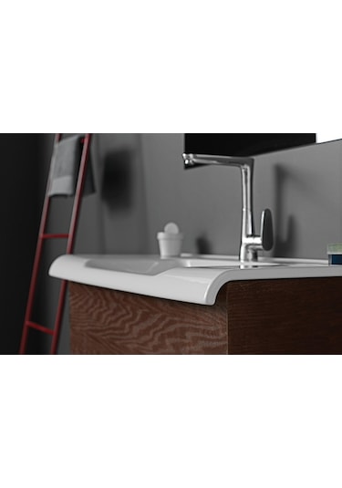 Turkuaz Seramik Cerastyle Kuaför Lavabo Anova 80CM 90700 Hariç