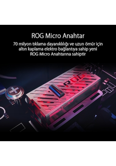 Asus ROG Gladius III Kablolu RGB Oyuncu Mouse