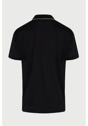Hatemoğlu Siyah Regular Fit %100 Pamuk Polo Yaka Tişört - 543058121 Siyah