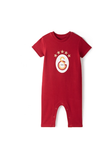 Galatasaray 5 Yıldız Bebek Tulum B251411 Kırmızı