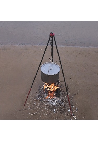 Ebitda Kamp Ateşi Taşınabilir Üçgen Destek Su Şişesi Tutucu Mangal Ocak Tutucu Aksesuarlar Çok Renkli Çok Renkli