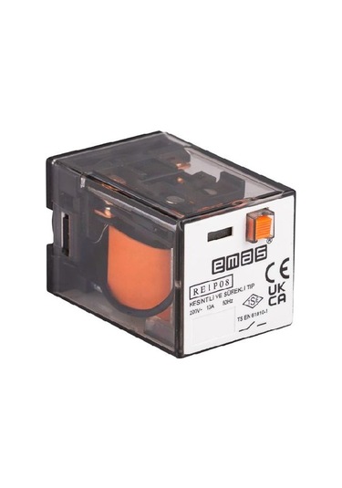 Emas Re1p08ac024 ,24vac 2a2k/10a Yuvarlak-8 Pin Röle