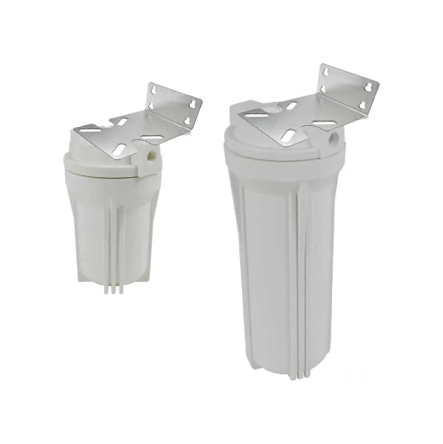 Yunboo Stainless Steel Su Filtresi Kasa Braketi - Hava Ve Yağmur Dayanıklı, Duvar/potaya Sabitlenir, Uzun Ömürlü Kullanım Vidalı Yok Gümüş