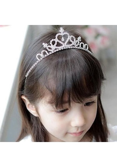 Trendooze Tiara Taklidi Taç Sopa Saç Prenses Prenses Moda Kızlar Hairband Bandı Bq Çok Renkli