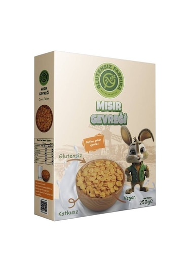 Glutensiz Fabrika Mısır Gevreği 250 Gr
