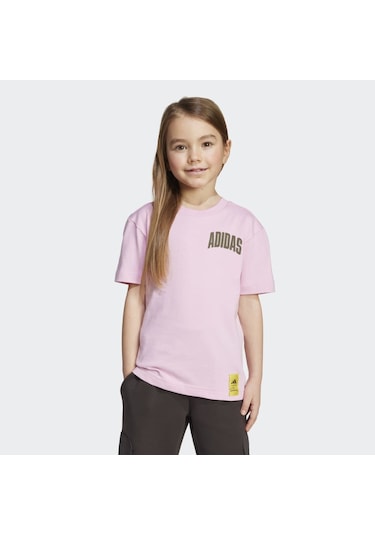 Adidas Jm0831 Lk Sım T Çocuk T-shirt Pembe