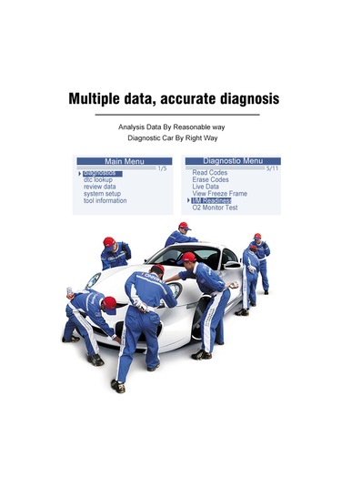 Hangfox Kw309 Otomobil Test Cihazı - Plastik Vücut, Çok Dilleri Desteği, 0-60 C Çalışma Sıcaklığı, Siyah