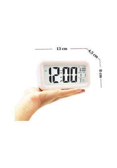 Diwu Optik Masaüstü Saat Takvim Termometre