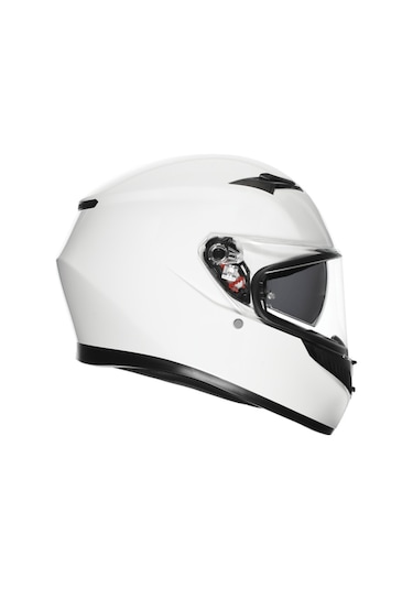 Agv K3 Mplk Configuration Mono White Kapalı Kask Beyaz