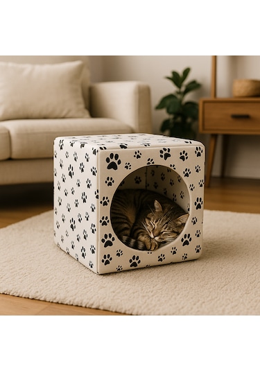 3 Fonksiyonlu Kedi Evi