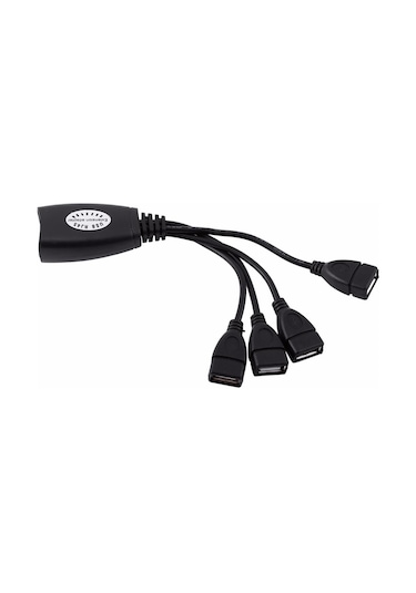 Alfais 4406 4 Port Cat Rj45 Usb Hub Ek Uzatma Extender (50 Metre)