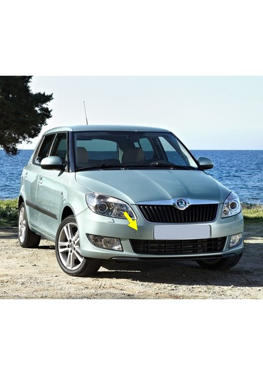 Skoda Fabia 2 Makyaj 11-14 Ön Tampon Çeki Demir Kapağı 5J0807241