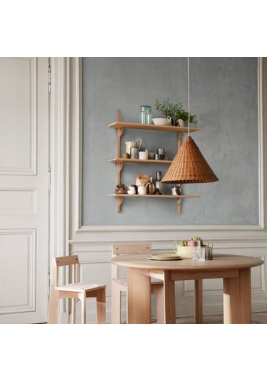 Rattan Avize Sarkıt: Colomb 35cm Kahve Krem