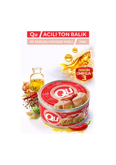Qu Acılı Ton Balığı 6 x 160 G