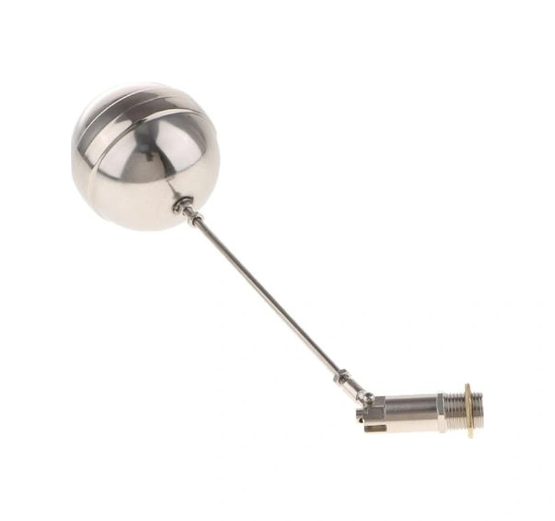 Qingmipy Gümüş Renkli Bakır Nikel Kaplama Su Deposu Hidrolik 201 Tipi Kule Vanası Gümüş