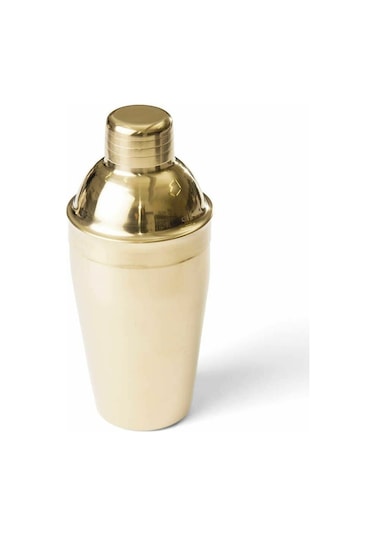 Biradlı Kokteyl Shaker Altın