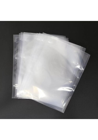 18x25 Cm 5 Kg 120 Micron Sadece Endüstriye Tip Kalın Düz Gıda Vakum Poşeti 18x25 Cm