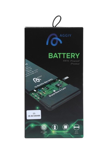 Aggiy Eb-Bc500Abe Samsung C5 Uyumlu 2600 Mah Güçlendirilmiş Batar