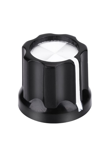 Hfambition Gitar Bas Potansiyometre D Shaft Tonalite Ses Düğmesi Kapağı Alüminyum+plastik 10 Adet Seti