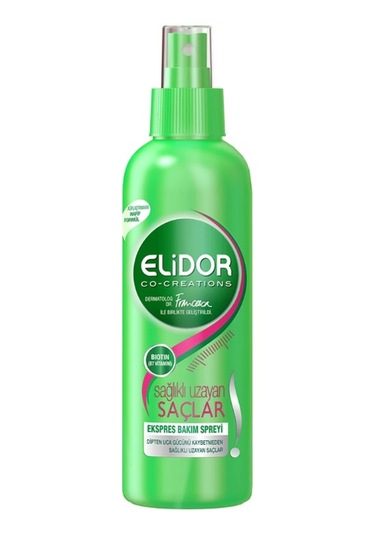 Elidor Biotin Ekspres Sağlıklı Uzayan Saçlar Sprey Sıvı Bakım Kremi 210 ML