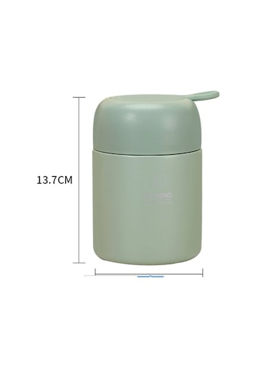 Tuomeng 316 Paslanmaz Çelik İns Tarzı Öğrenci Güveç Kabı Taşınabilir Termos Kova Pembe