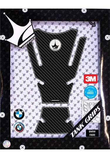 Bmw F800 2025 İle Uyumlu Kaydırmaz 6d Karbon 21 Parça Tank Pad Seti Gc71 KARBON