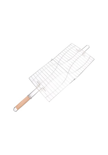 Barbekü İçin Yapışmaz Saplı Paslanmaz Çelik Izgara Filesi, Balık Ve Et İçin Izgara Filesi