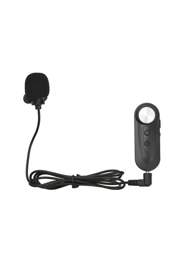 Uhf Bantlı Kablosuz Mikrofon Seti - Yaka Klipsli, Çift Frekanslı, Anti-parazit, Dahili Pil Siyah