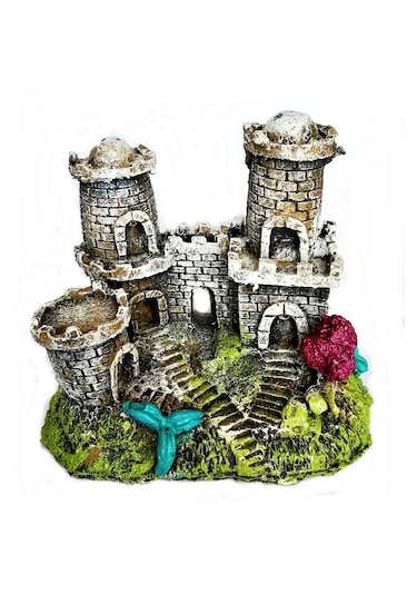 Eski Kule Akvaryum Dekoru 10 Cm