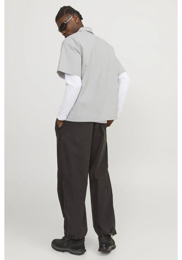 Jack & Jones Oversized Erkek Gömlek Açık Yeşil