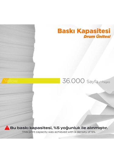 Canon C-exv034 /9455b001 Ir-c1225 / İmageclass Mf810cdn / Mf820cdn Uyumlu  Sarı Drum Ünitesi